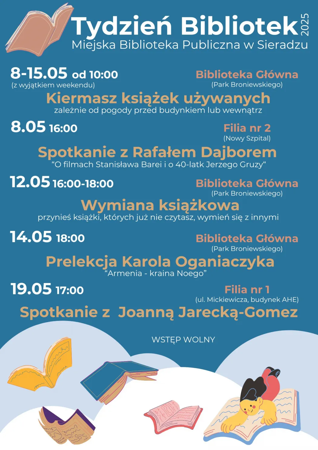 Tydzień Bibliotek 2025 w Miejskiej Bibliotece Publicznej w Sieradzu