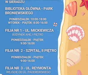 Godziny pracy w lipcu i sierpniu