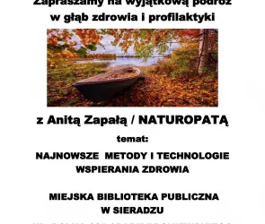 Spotkanie z naturopatą Anitą Zapałą