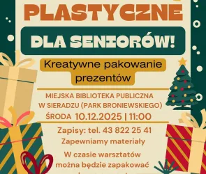 Warsztaty dla seniorów - kreatywne pakowanie prezentów