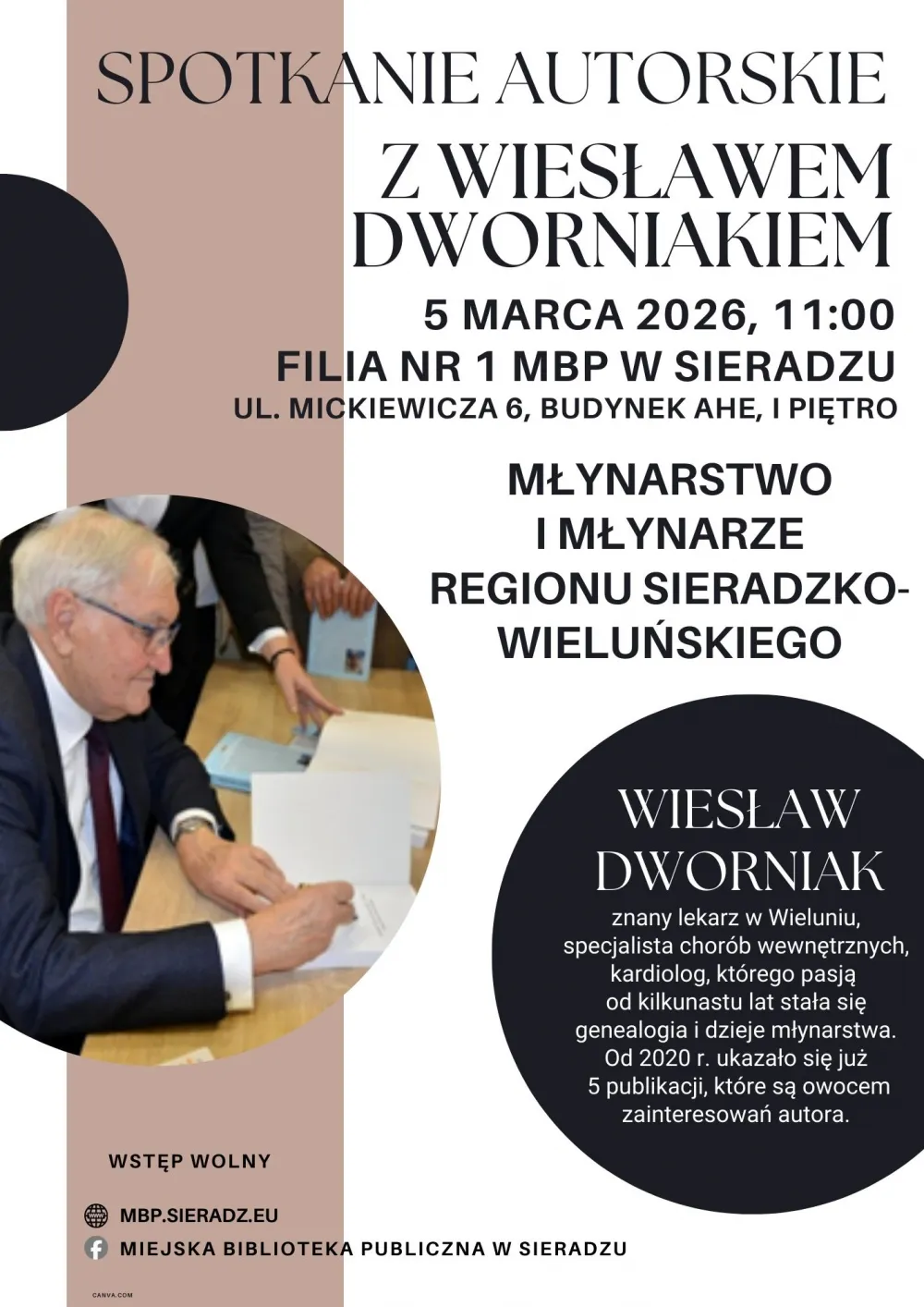 Spotkanie autorskie z Wiesławem Dworniakiem