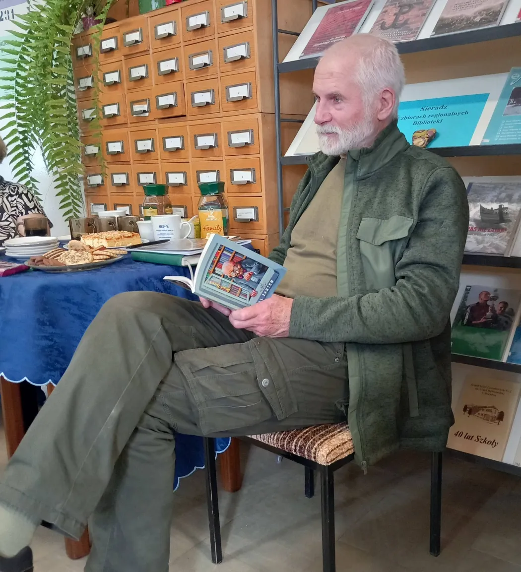 Spotkanie z Januszem Ziarnikiem w Filii nr 2 na 5. DKK