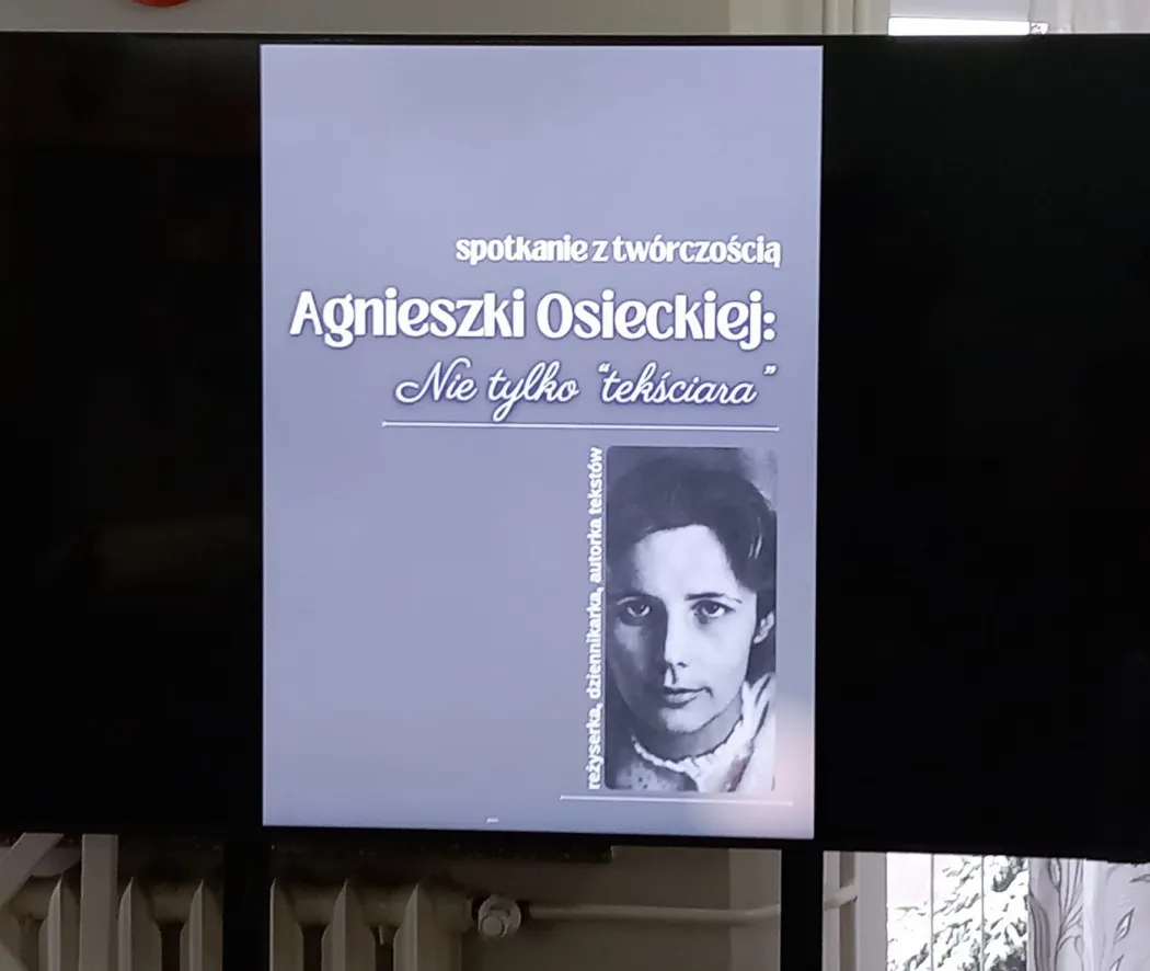 Prelekcja o Agnieszce Osieckiej