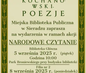 Narodowe Czytanie 2025