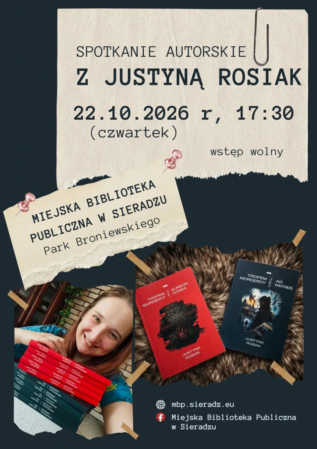 Spotkanie autorskie z Justryną Rosiak