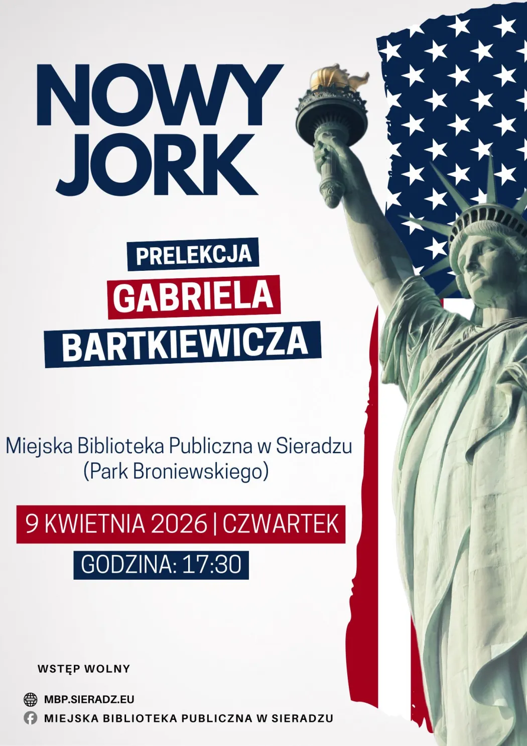 Prelekcja Gabriela Bartkiewicza o Nowym Jorku