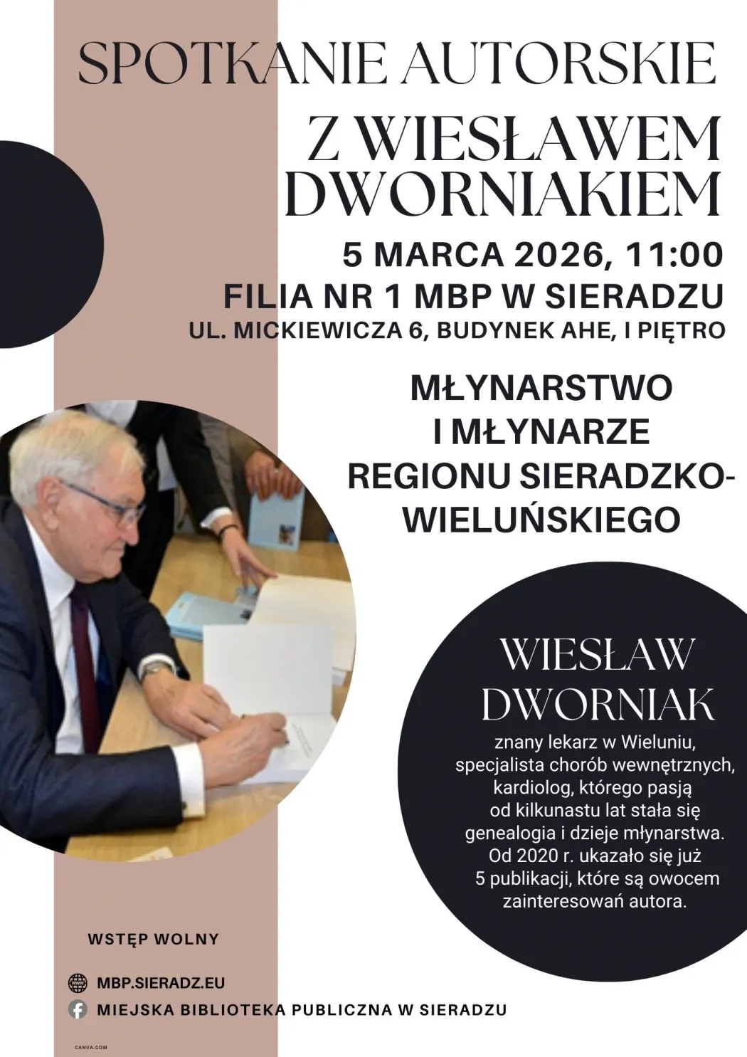 Spotkanie z Wiesławem Dworniakiem w Filii nr 1